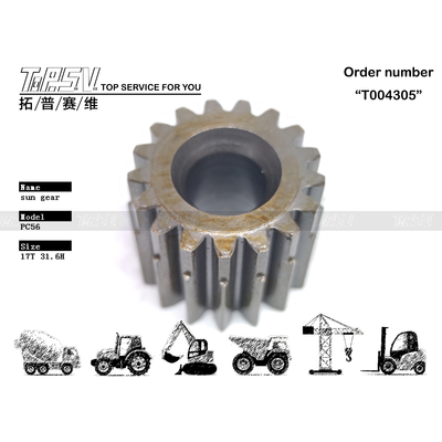 Посмотреть изображение PC56 экскаватор Swing 2 Stage Sun Gear В экскаваторных машинах с стальным материалом