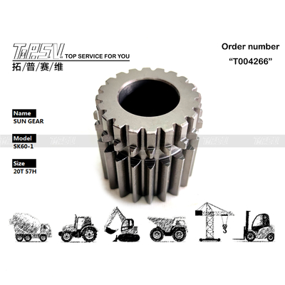 2401P1321 Шестерня солнечная поворотного механизма экскаватора 2-х ступенчатая для обслуживания в сталелитейном и экскаваторном оборудовании