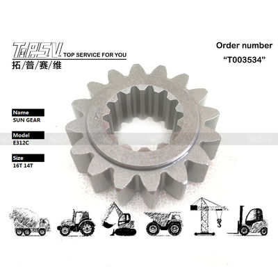 191-2611 Совместима с различными E312D экскаваторами Swing 1 Stage Sun Gear Модели экскаватора Reducer Gear Части транспортной упаковки Торба