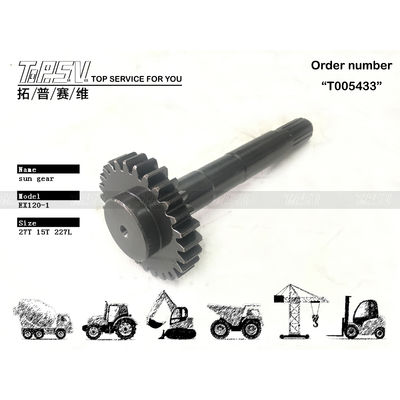 2025958 Зависит от размера EX120-1 Экскаватор Ход 1-й ступени Солнечная шестерня Детали в черном цвете для высокой прочности