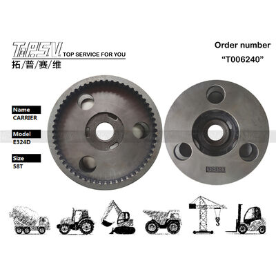 267-6799 Торговая сумка Транспортная упаковка E324D Экскаватор Путешествие 3 ступени Планетарный носитель Стальная конструкция, предназначенная для энергетического сектора горнодобывающей промышленности, обеспечивающая эксплуатацию