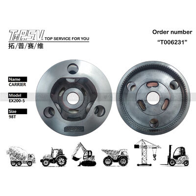 1019147 Транспортная упаковка для сумки Dealed EX200-5 Экскаватор Ход 3-ступенчатый носитель с приводом от гидравлического двигателя, оптимизированный для землеройной техники