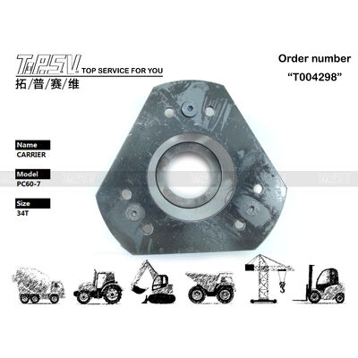 201-26-71130 Гидравлический моторный привод PC60-7 экскаватор Swing 2 Stage Carrier Черный цвет Механизм раскачивания Часть подходит для различных моделей экскаваторов