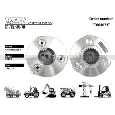 086-0799 E120B Экскаватор Поворотный 2-ступенчатый носовой узел (ASSY) Запчасти для поворотного привода Запасные части для экскаватора
