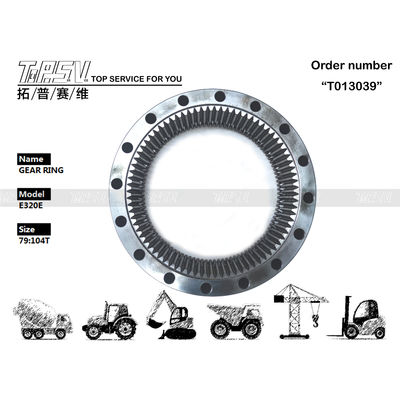 качество  E320E Excavator Travel Steel Gear Ring 267-6783 Gear Meshing Installation завод