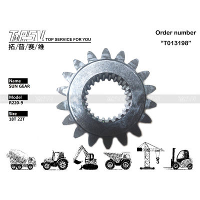 Черный R220-9 экскаватор Swing 1Stage Final Drive Gear Steel 39Q6-12320