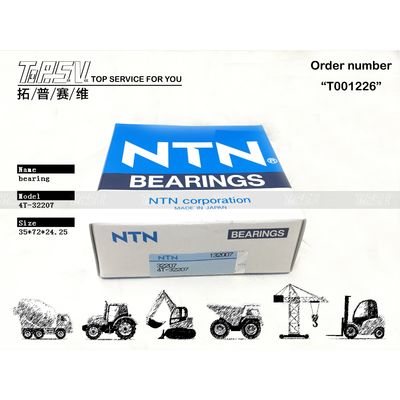 708-8H-12141 4T-32207 Экскаваторные конические роликовые подшипники с тепловой обработкой