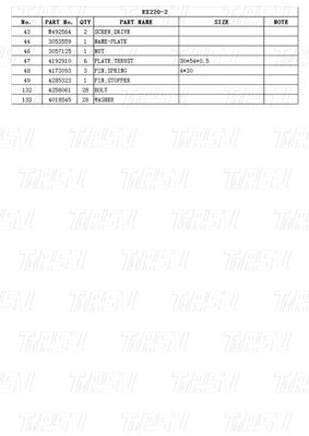 EX220-2 Планетарный редуктор экскаватор Travel Drive Каталог 9091682 9116394 9116395