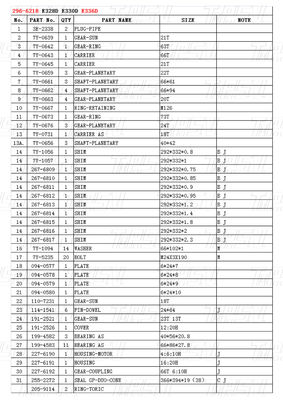 Гидравлические 296-6218 E336D экскаваторы Двигатели каталог экскаваторов с болтом на установке