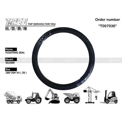SG1880 Плавающее уплотнение хода экскаватора ZX60, комплект гидравлических уплотнений для экскаватора