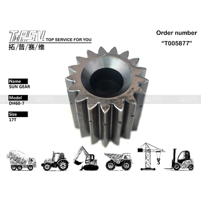 Устойчивый DH60-7 экскаватор путешествие 2 стадии солнечная передача легкая установка