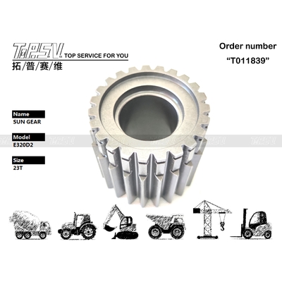 367-8368 Цвет черный E320D2 Экскаватор Поворотный 2-ступенчатый Солнечная шестерня для планетарного редуктора в мастерских по ремонту техники