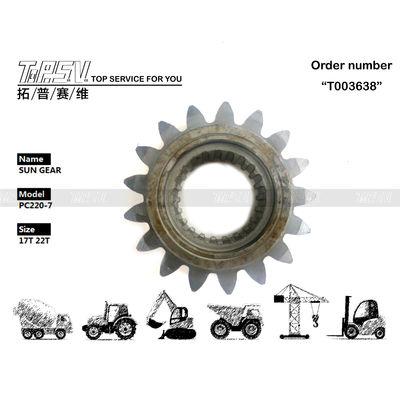 206-26-71410 Высокопрочный солнечный редуктор 1-й ступени поворота экскаватора PC220-7, простая установка и обслуживание с удобным маслом для шестерен