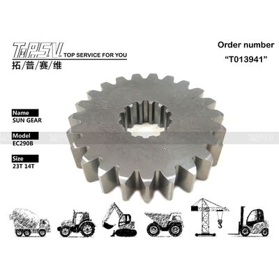 SA7117-38371 Высокопрочная стальная солнечная шестерня 1-й ступени привода экскаватора EC290B для настраиваемых и долговечных размеров