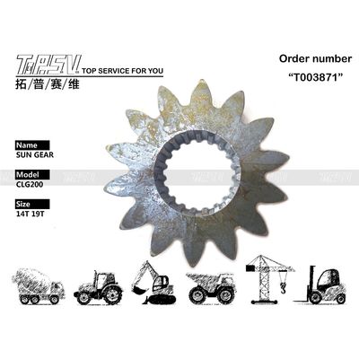 Высокая прочность CLG200 экскаватор Swing 1 Stage Sun Gear Моторные части для строительного оборудования