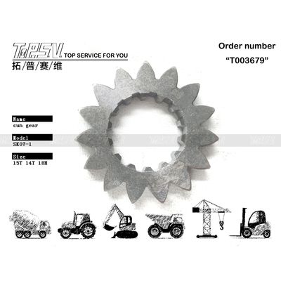 Высокоточный поворотный редуктор экскаватора 1-й ступени солнечной шестерни для системы трансмиссии экскаватора пользуется высоким спросом