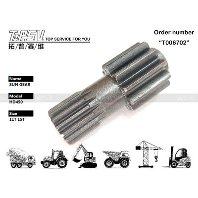 Солнечная шестерня привода HD450 для различных моделей экскаваторов. Совместимость с обслуживанием трансмиссионного масла в системе трансмиссии экскаватора