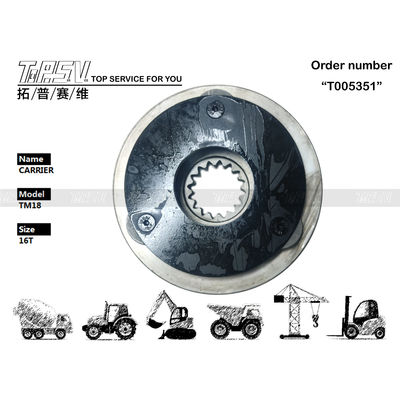 Color Black TM18 Excavator Travel 1 Stage Planetary Carrier for Energy Mining