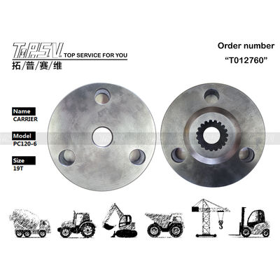 Installation Gear Meshing PC120-6 Excavator Travel 1 Stage Planetary Carrier with Depend On Packing Type Packing Size and Black Color