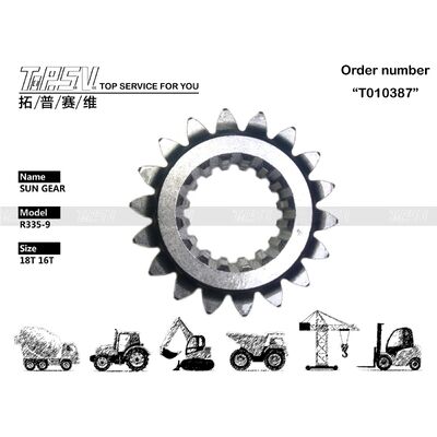 XKAQ-00456 Обслуживание редукторного масла R335-9 Экскаватор Поворотный 1-я ступень Солнечная шестерня Коробка передач Сверхмощный Прочный Компонент Подходит для Гидравлических Экскаваторов Замена
