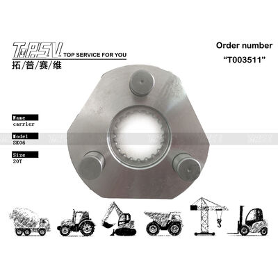 2413N459F1 Совместимо с SK06 экскаватор Swing 1 Stage Carrier Устройство надежного дизайна для мобильности экскаватора Размер упаковки зависит от типа упаковки