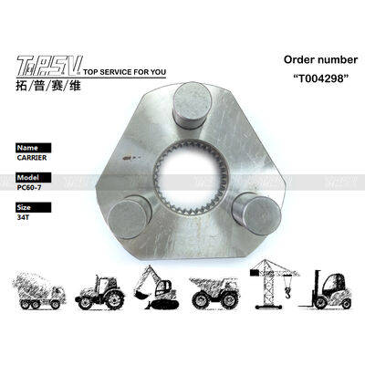 201-26-71130 Гидравлический моторный привод PC60-7 экскаватор Swing 2 Stage Carrier Черный цвет Механизм раскачивания Часть подходит для различных моделей экскаваторов