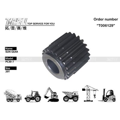 FUFRP-1159-08 Высокая точность PC30-7 экскаватор путешествие 2 стадии солнечный прибор в черном цвете
