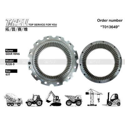 Good price R220-9 Свинговая стальная экскаваторная кольцевая резьба 39Q6-12110 63T для бесперебойной работы онлайн