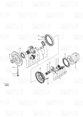 Good price Двигатель с гидравлическим вращающимся приводом с болтом VOE14542165 EC290B Каталог вращающегося привода экскаватора онлайн