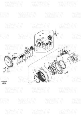 Good price Черный цвет VOE14551150 EC290B Каталог экскаватора путешествия моторного привода с установкой болта онлайн