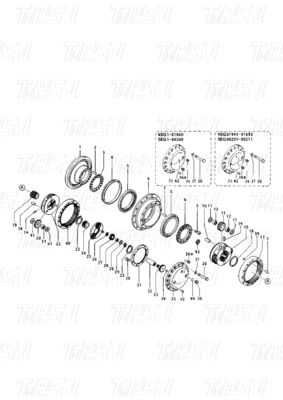 Good price 096-4315 096-6334 099-3665 E200B Экскаватор Двигатель путешествия Каталог Части двигателя для различных моделей онлайн