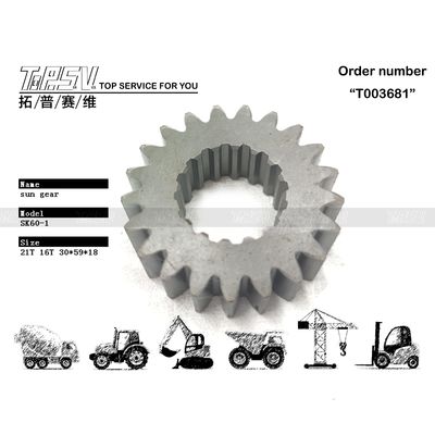 Good price 2401P1319 Наличие SK60-3 Экскаватор Поворот 1-я Ступень Солнечная Шестерня Вид Коробки Передач Изображение онлайн