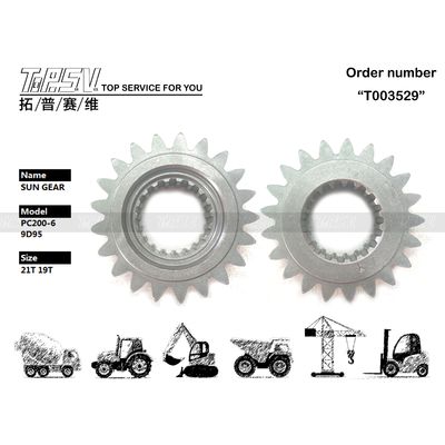 Good price 20Y-26-21170 PC200-6 6D95 Шестерня солнечная редуктора поворота экскаватора 1 ступень, запасные части для долговечного обслуживания, трансмиссионное масло в системе трансмиссии экскаватора онлайн