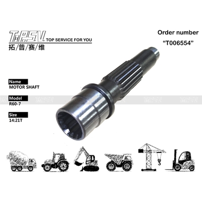 K9005752A K9005752B XKAY-00565 R60-7 Система трансмиссии вала ходового двигателя экскаватора Гидравлический мотор экскаватора Размер упаковки вала зависит от типа упаковки