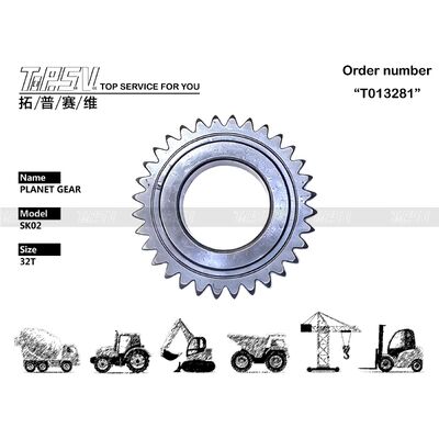 Части шестерни планеты этапа перемещения 1 экскаватора СК02 для запасных частей экскаватора привода перемещения