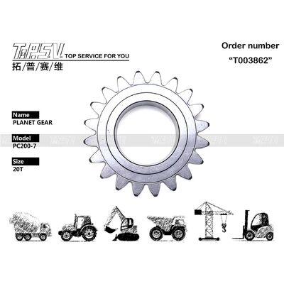Good price 22U-26-21520 PC200-7 Части планетарной шестерни этапа качания экскаватора 1 для запасных частей экскаватора привода поворота онлайн