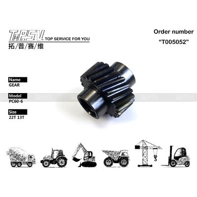 Good price 201-26-61330 Части шестерни качания экскаватора ПК60-6 для запасных частей экскаватора привода качания онлайн