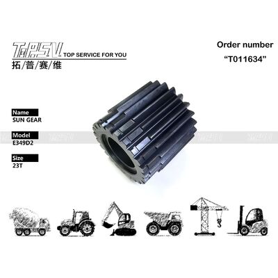 Good price 418-7161 Части шестерни Солнца этапа качания 2 экскаватора Э349Д2 для запасных частей экскаватора привода качания онлайн